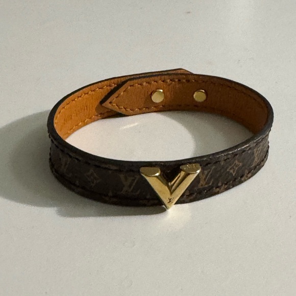 Louis Vuitton Brown Monogram Bracelet - Picture 1 of 2